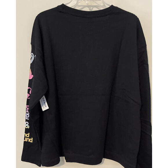 Old Navy Women’s Large Tall Black Long Sleeved Cotton Shirt NWT! A2639 - Picture 3 of 3